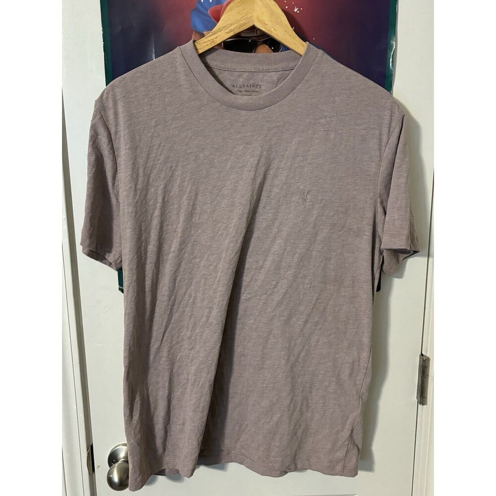 vintage all saints shirt Blank Plain Logo Hype Fashion Size large